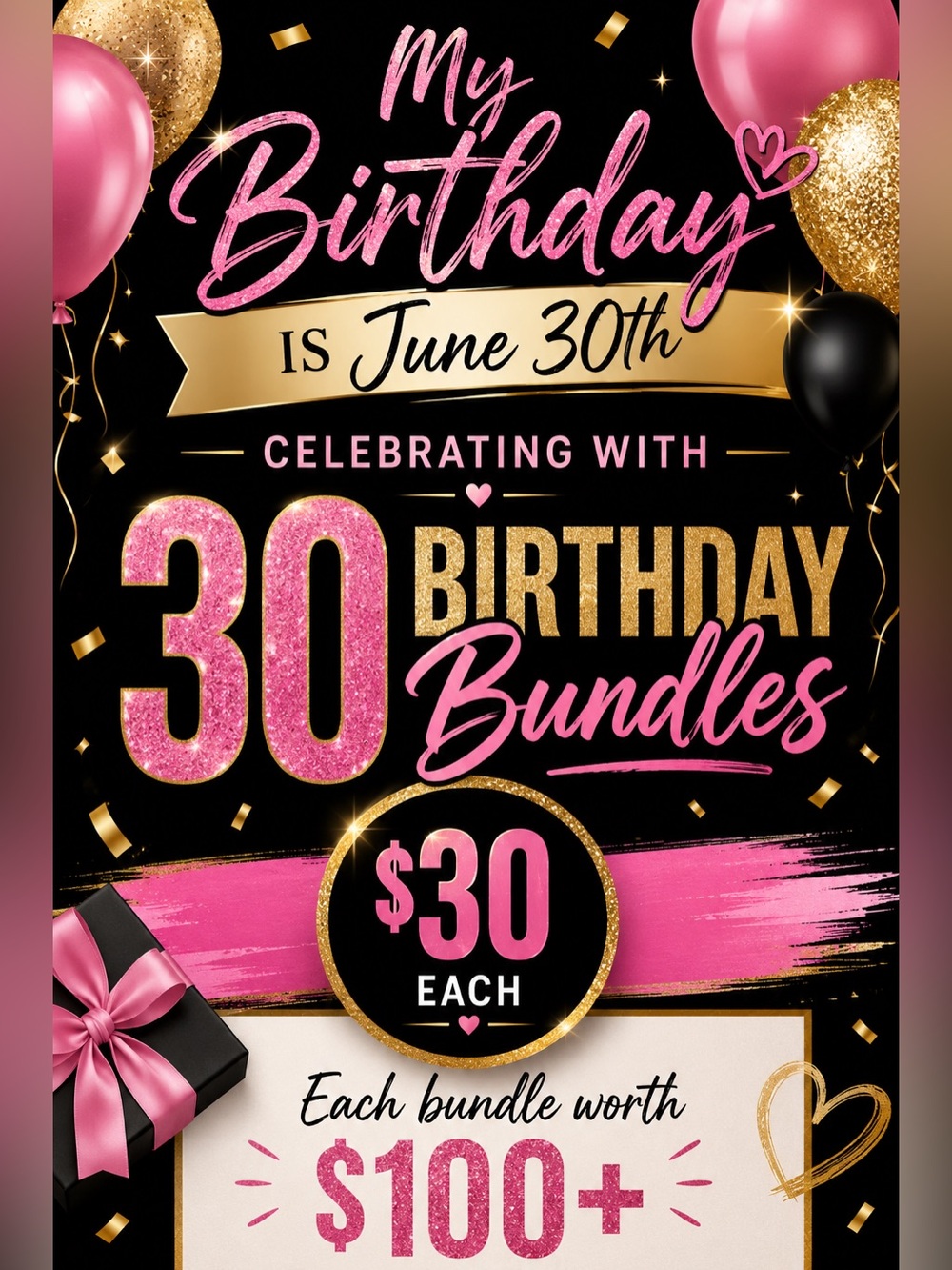 Birthday Bundle Boxes *Only 30 available